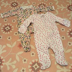 2 footed sleepers, Aden & Anais and Magnetic Me, size 3-6 month